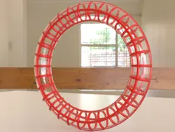 Steel and glass ring - version 01