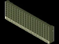 Steel grate stair treads 700x240 (Schodišťový stupeň)