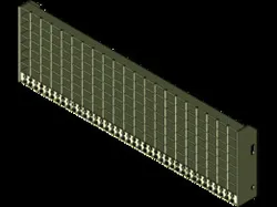 Steel grate stair treads 800x240 (Schodišťový stupeň)