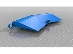 model of a hybrid airship