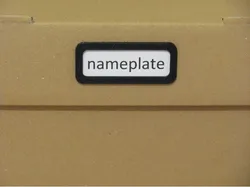nameplate