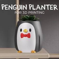 Penguin - Planter 3D print model
