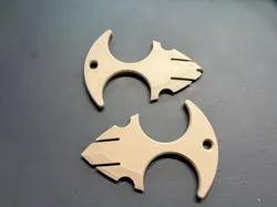 Reinforceable Blunt-tipped Self-Defense Jabber, Punch Dagger, or Knuckle Duster - Free 3D Print Model