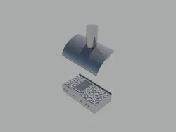 stove and vent hood