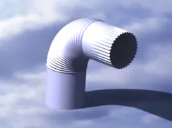 Stove pipe 90 degree
