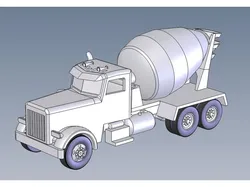 Cement Truck HO Scale