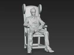 Dylan Dog fanart  - Free 3D Print Model