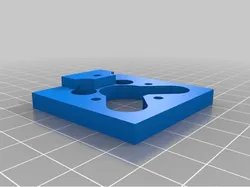 Mankati Fullscale XT E3D hot end adapter