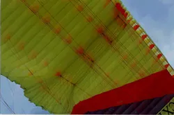 Study of a VARIABLE GEOMETRY into a paraglider canopy