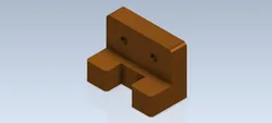 Studycadcam 3D CAD Exercise 231 / Mount Bracket/ Autodesk Inventor Pro