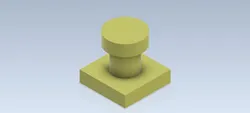 Studycadcam 3D CAD Exercise 248 / Simple solid Autodesk Inventor Pro