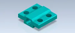Studycadcam 3D CAD Exercise 287/ Holder/  Autodesk Inventor Pro