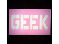 Geek Card - @mathgrrl Edition