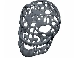 Monster Skull Voronoi