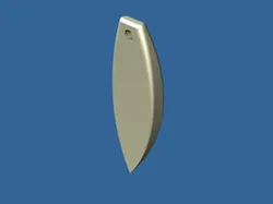 Surf-shaped pendant