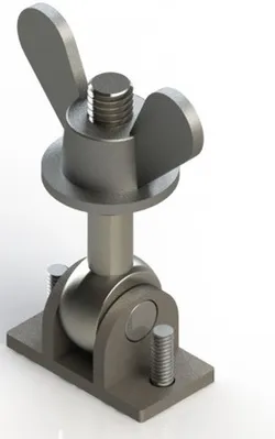 SWING BOLT LOCKER/CLAMP W/ M6 WING NUT AND BRACKET