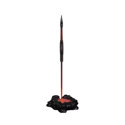 3d concept art of a giant sword made out of black obsidian wi... 3D model