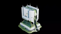 BioCore Nexus Tower 3D model