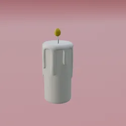 cartoon candle