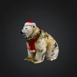 Christmas Polar Bear