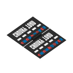 Chunky Toad Multicolor Nameplates and Backer