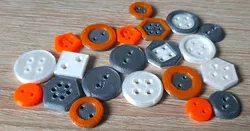 Customizable clothes buttons maker by djedi | Download free STL model | Printables.com