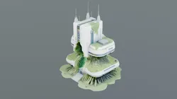EcoSynth Nexus Tower 3D model