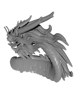 Escultura cabeca dragao.stl