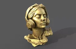 female statue 3D model 3D model