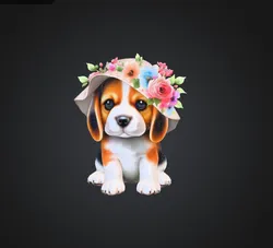 Floral Beagle