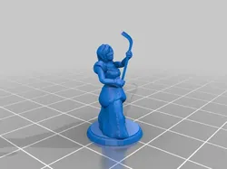 Free Other STL Download - Lady with a Hockey Stickby SMT_M 🦊