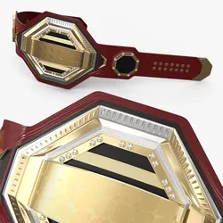 Golden Champion Belt 3D model
