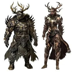 Guild Wars 2 Heavy Stag Armor Figure