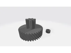 Helical gear for Vidateco shredder