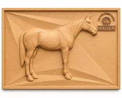 Horse 3D CNC STL Model 3D model