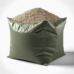 Large Green Industrial Sand Bag 3D model