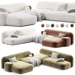 Luzaro Balance Corner Sofa 3D model