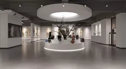 Modern Cultural Art Exhibition Hall Interior 3D model