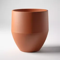 Modern Terracotta Planter Pot 3D model