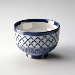 Ornate Ceramic Serving Bowl 3D model