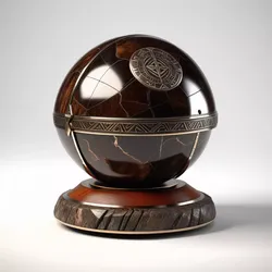 Ornate Mystic Sphere Decorative Prop 3D model