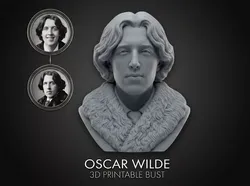 Oscar Wilde 3D Printable Bust 3D print model