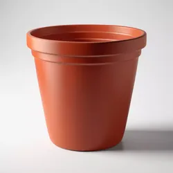 Plastic Terracotta Style Plant Pot 3D model