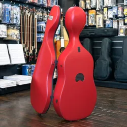 Red Open Cello Case 3D model