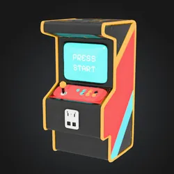Retro Arcade Prop