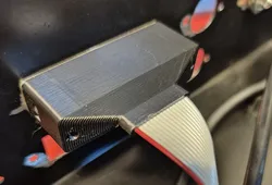 Ribbon cable chassis housings for DB9/DB15/DB25/Centronics connectors