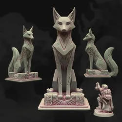 Totemic Grove - Fox Statue