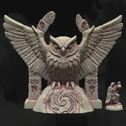 Totemic Grove - Owl Statue
