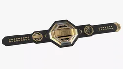 UFC Legacy Championship Belt on Floor 3D model
