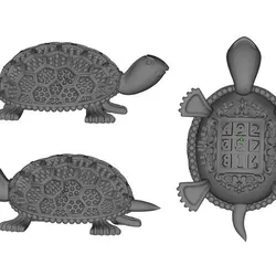 Vastu Tortoise STL | Feng Shui Kachua 3D Printable Idol
